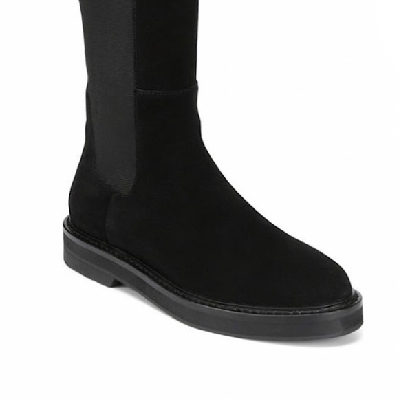 Donald J. Pliner Naala Knee High Leather Boot Lug Sole Boot - Picture 3 of 13